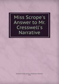 Miss Scrope