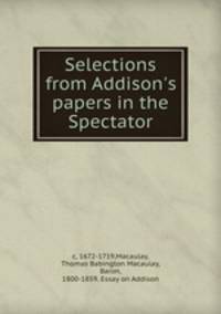 Selections from Addison