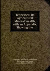 Tennessee: Its Agricultural & Mineral Wealth, with an Appendix, Showing the .