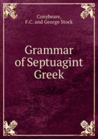 Grammar of Septuagint Greek