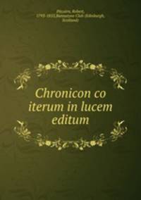 Chronicon co iterum in lucem editum
