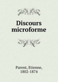 Discours microforme