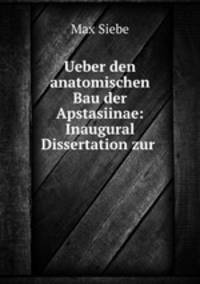 Ueber den anatomischen Bau der Apstasiinae: Inaugural Dissertation zur .