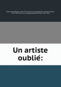 Un artiste oublie?: