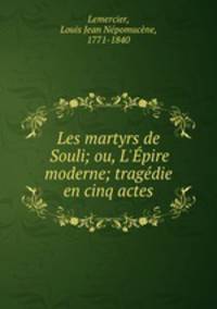 Les martyrs de Souli; ou, L