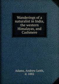 Wanderings of a naturalist in India, the western Himalayas, and Cashmere