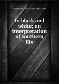 In black and white; an interpretation of southern life
