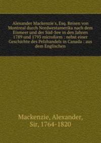 Alexander Mackenzie