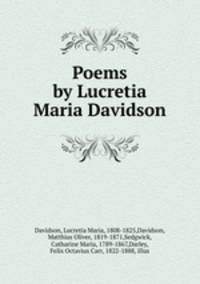 Poems by Lucretia Maria Davidson