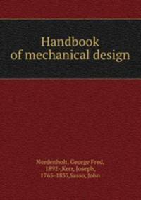 Handbook of mechanical design