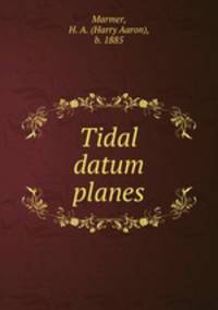 Tidal datum planes