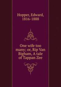 One wife too many; or, Rip Van Bigham, A tale of Tappan Zee