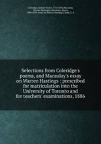 Selections from Coleridge