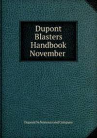 Dupont Blasters Handbook November