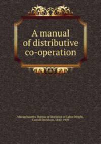 A manual of distributive co-operation