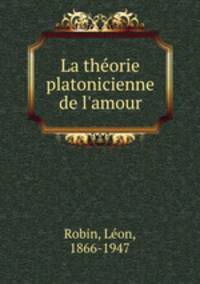 La theorie platonicienne de l