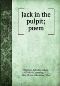 Jack in the pulpit; poem