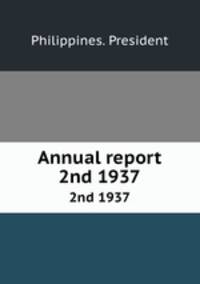 Annual report. 2nd 1937