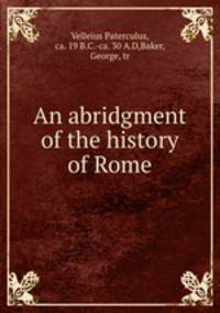 An abridgment of the history of Rome