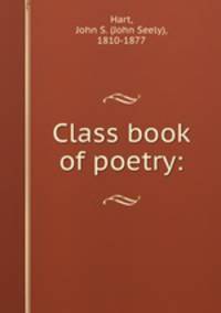 Class book of poetry: