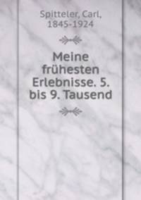Meine frhesten Erlebnisse