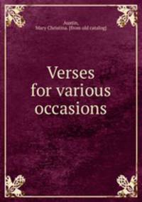 Verses for various occasions