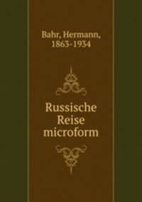 Russische Reise microform