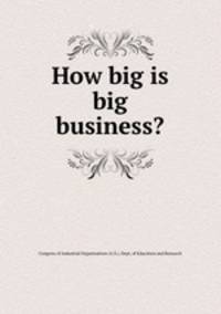 How big is big business?