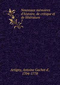 Nouveaux m?moires d'histoire, de critique et de litt?rature