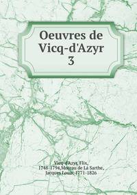 Oeuvres de Vicq-d'Azyr