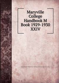Maryville College Handbook M Book 1929-1930