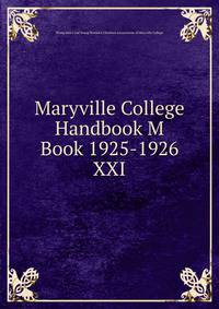 Maryville College Handbook M Book 1925-1926