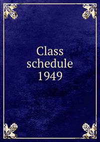 Class schedule