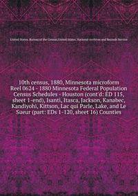 10th census, 1880, Minnesota microform