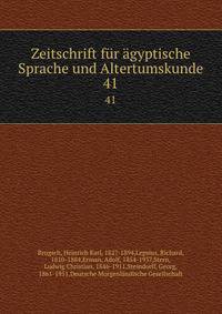 Zeitschrift fur agyptische Sprache und Altertumskunde