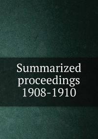 Summarized proceedings