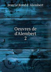 Oeuvres de d'Alembert