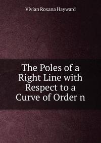 The Poles of a Right Line with Respect to a Curve of Order n