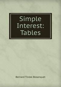Simple Interest: Tables