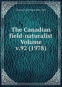 The Canadian field-naturalist Volume v.92 (1978)