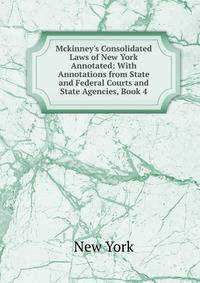 Mckinney's Consolidated Laws of New York Annotated: With Annotations from State and Federal Courts and State Agencies, Book 4
