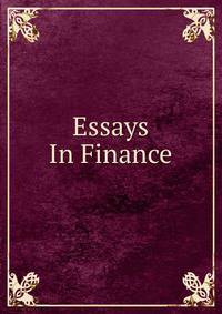 Essays In Finance
