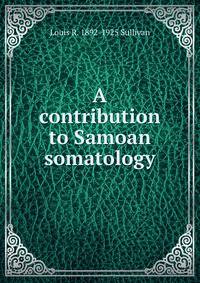 A contribution to Samoan somatology