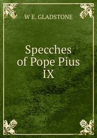 Specches of Pope Pius IX