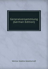 Generalversammlung (German Edition)