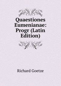 Quaestiones Eumenianae: Progr (Latin Edition)