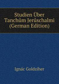 Studien Uber Tanchum Jeruschalmi (German Edition)