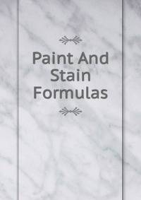 Paint And Stain Formulas
