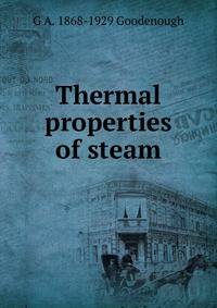 Thermal properties of steam