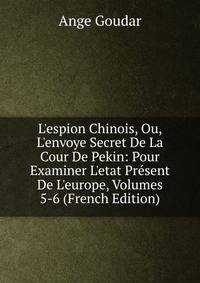 L'espion Chinois, Ou, L'envoye Secret De La Cour De Pekin: Pour Examiner L'etat Pr?sent De L'europe, Volumes 5-6 (French Edition)